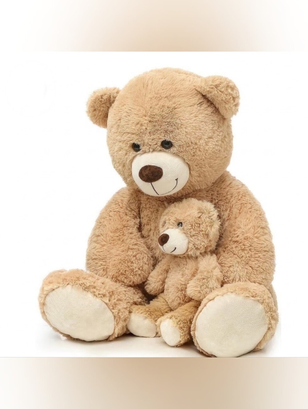 Teddy Bear with Baby, 39 inch